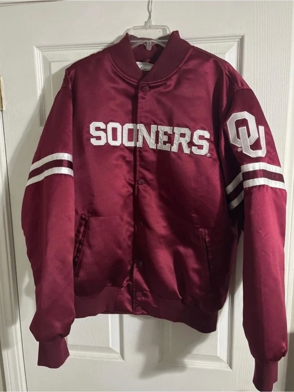 Charlie Hustle Oklahoma Sooners Bomber Jacket XL